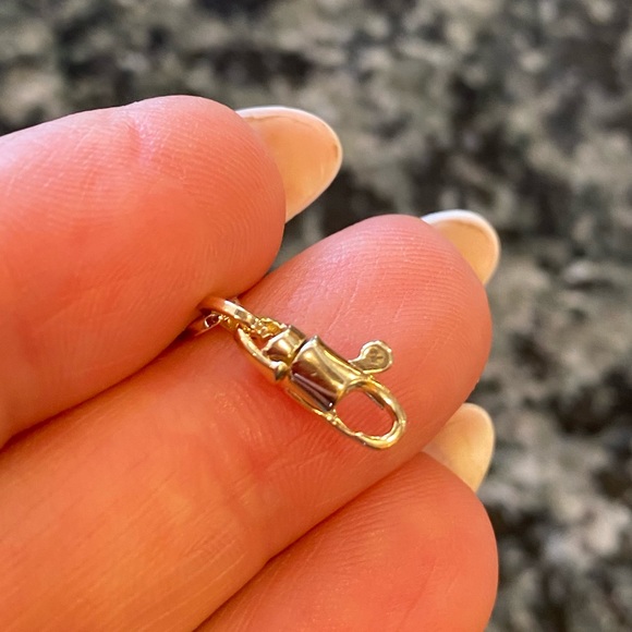 14K Gold Paper Clip Bracelet 7” inches - Picture 12 of 14